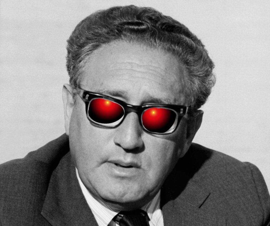 Henry Kissinger doctored head shot